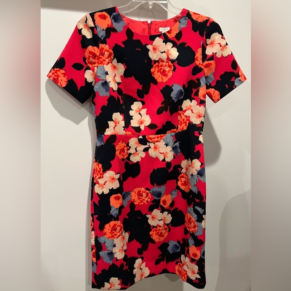 J. Crew Women’s Stunning Multi Color Floral Dress Size 8